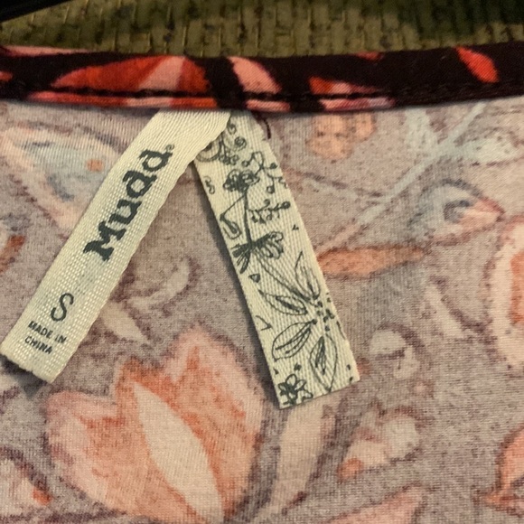 Black Shoulderless Dress with Orange Flowers - Picture 6 of 8